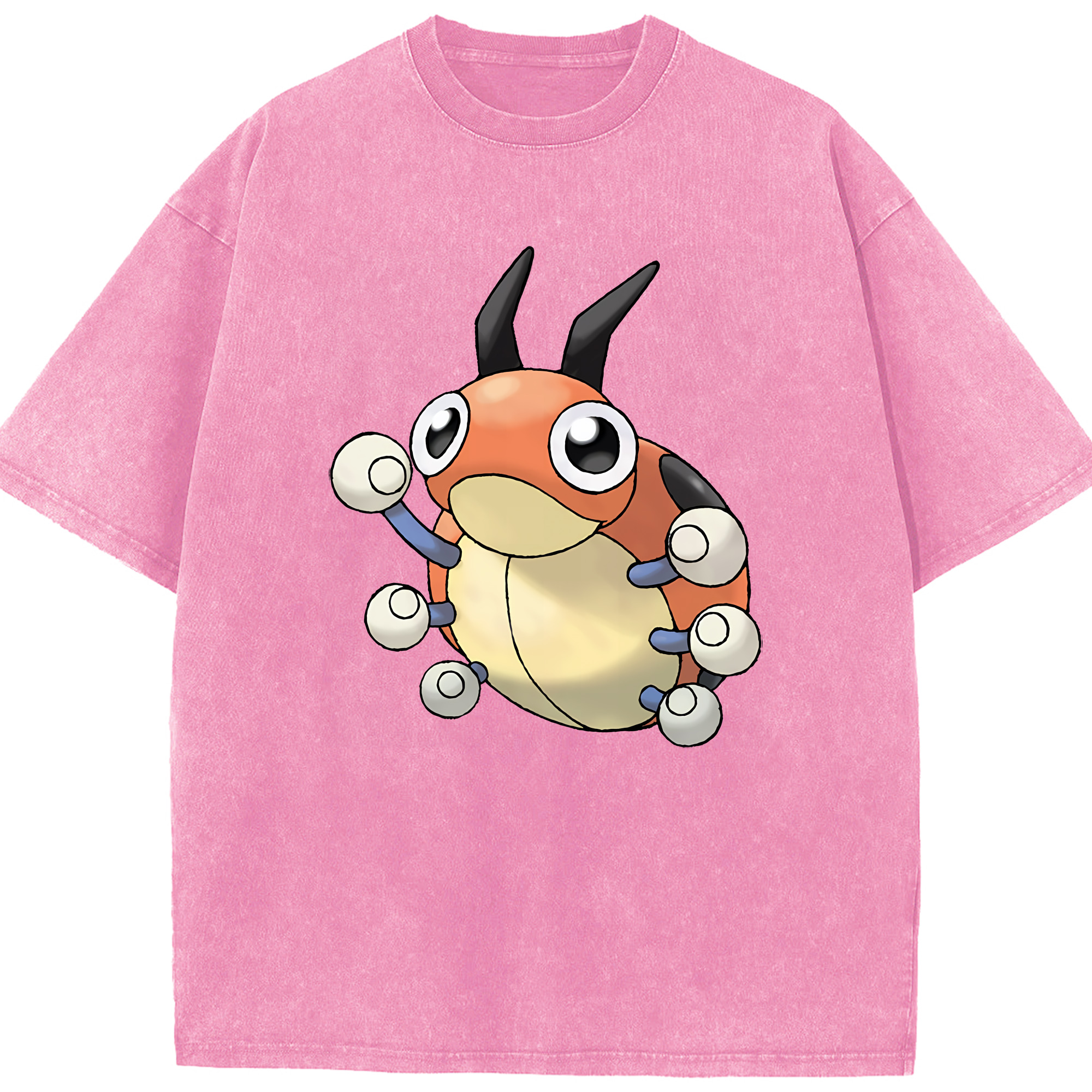 （画像用） ポケットモンスター Pokémon 綿100% ヴィンテージ風 半袖Tシャツ（フロントプリント）